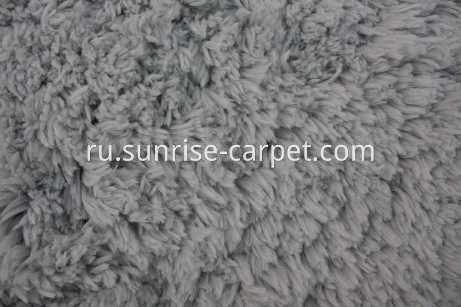 Soft Imitation Fur Shaggy Rug Grey